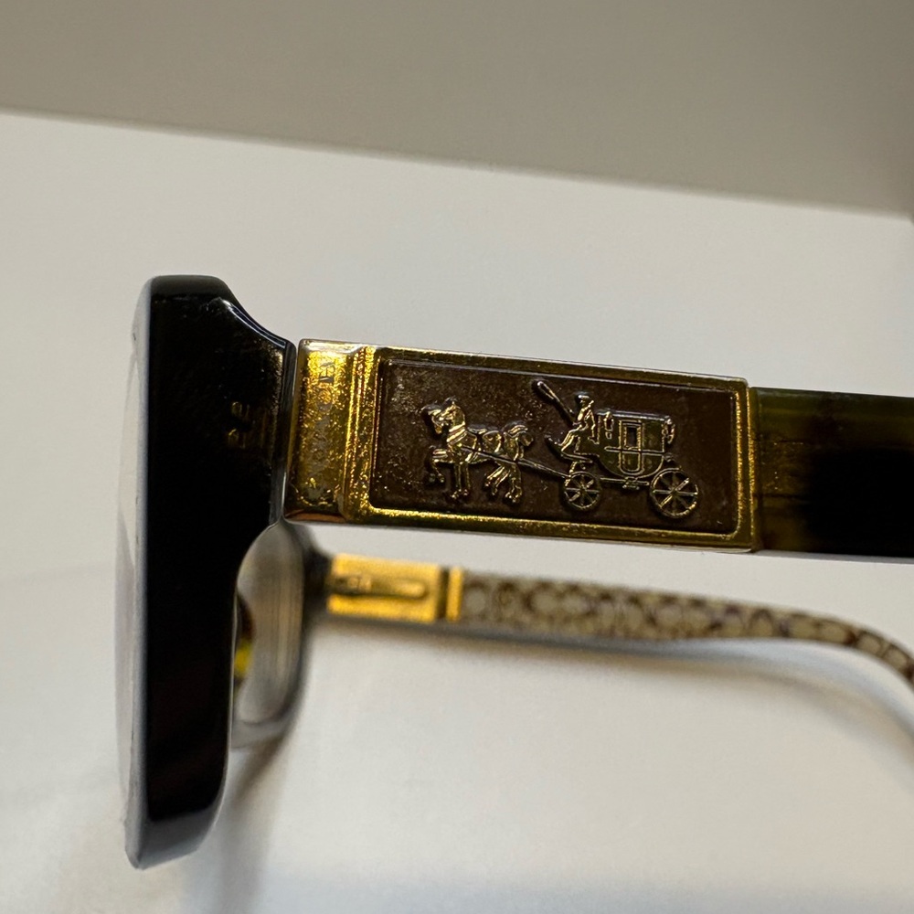 COACH EYEGLASSES HC6063 (Elizabeth) 5262 (Dark Tort Sand SigC) COACH GLASSES - Picture 8 of 16